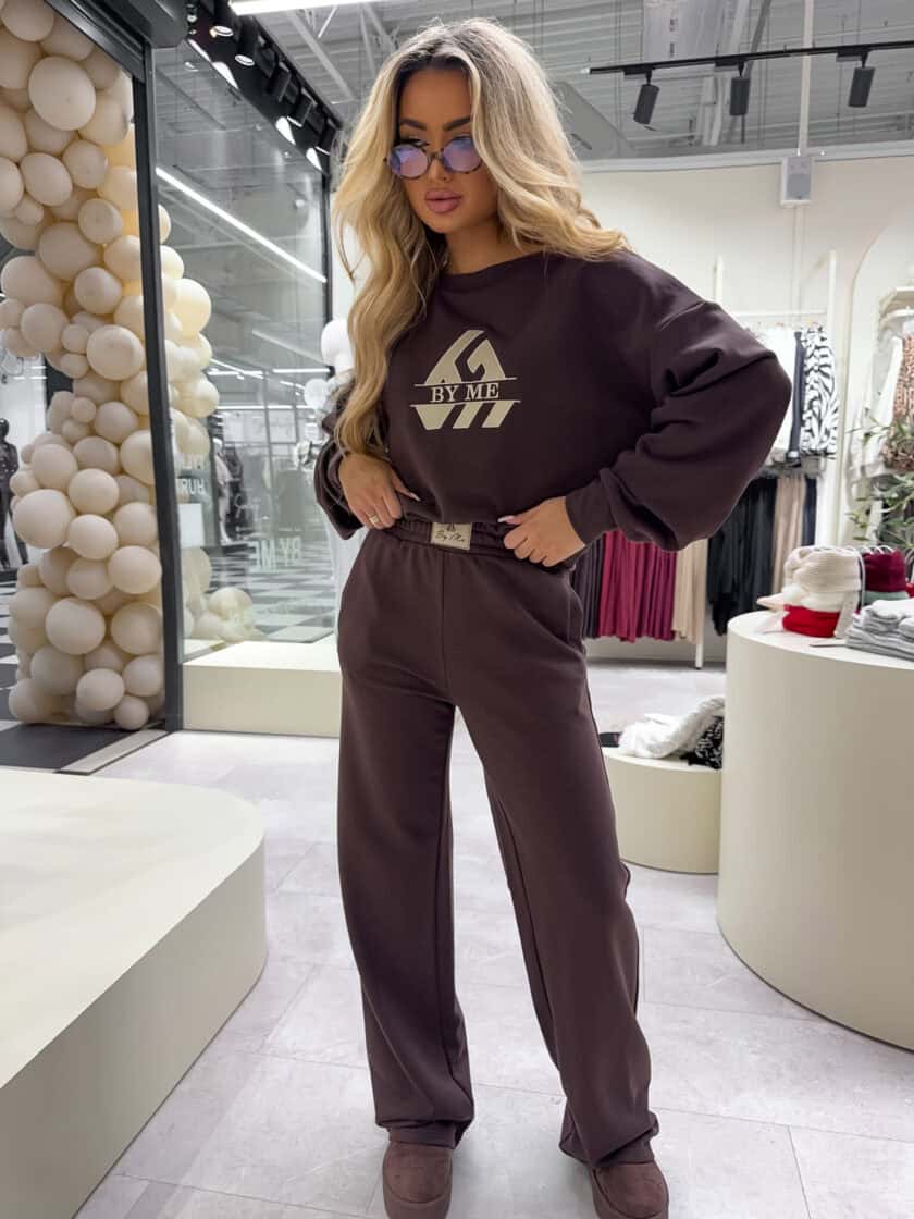 Bluza LUXIT – czekoladowa - obrazek 12