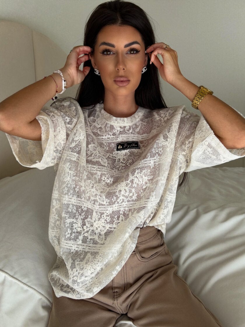 Bluzka PEROLA – ecru - obrazek 17
