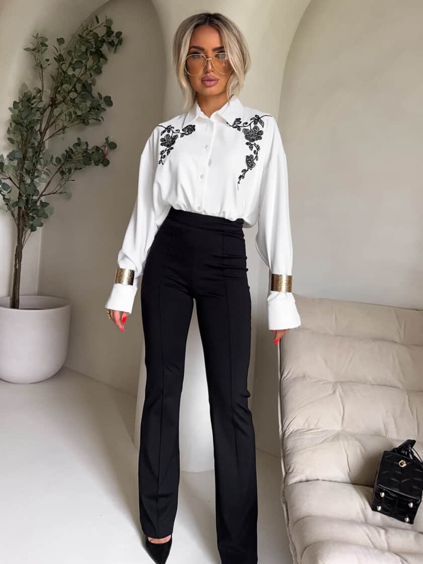 Koszula CHARLOTTE - ecru - obrazek 2