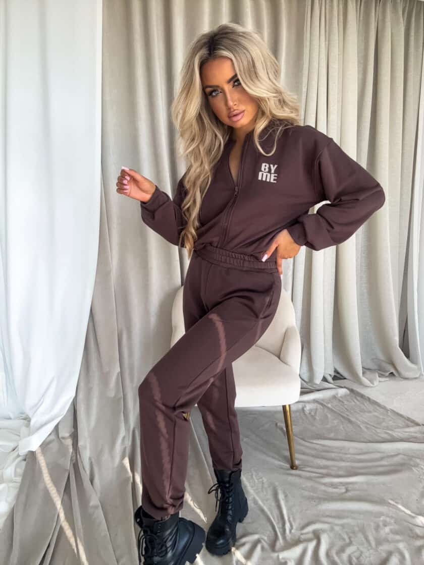 Bluza MIMI - czekoladowa - obrazek 4