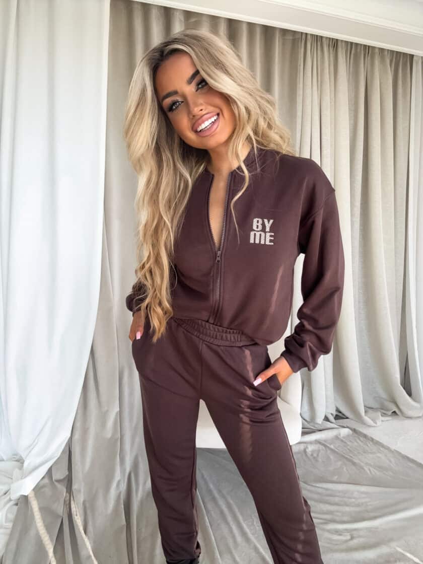 Bluza MIMI - czekoladowa - obrazek 5