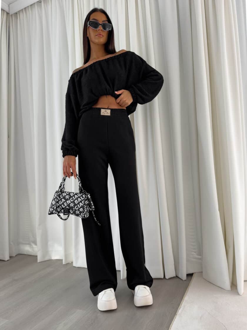 Bluza UNDER baranek  – czarny - obrazek 18