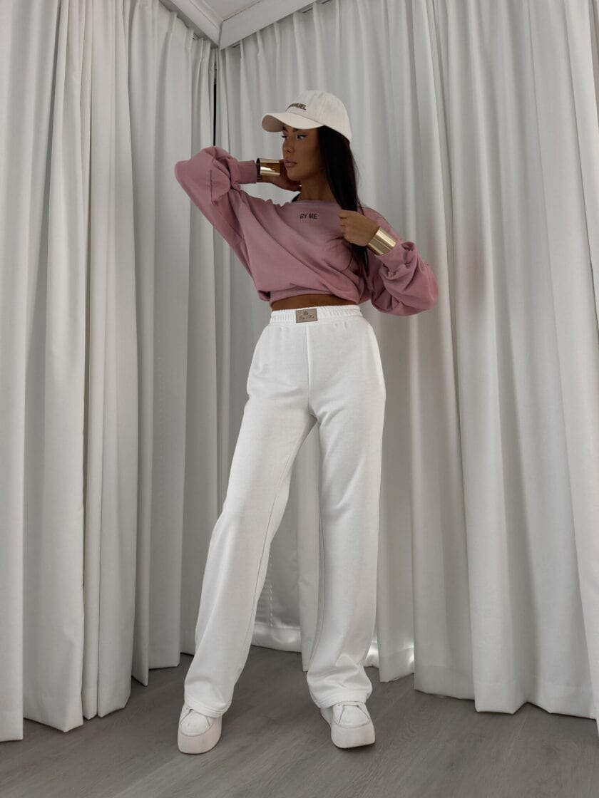 Bluza COTTON - brudny róż - obrazek 7
