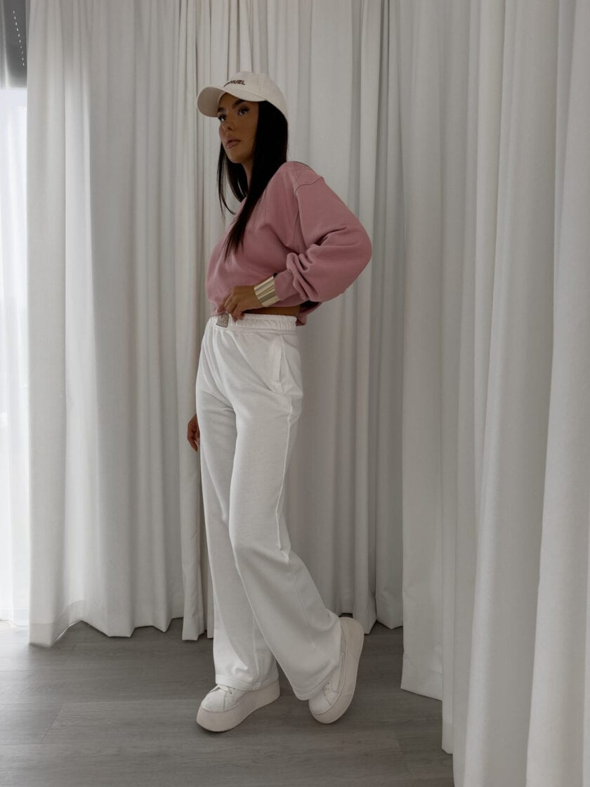 Bluza COTTON - brudny róż - obrazek 8