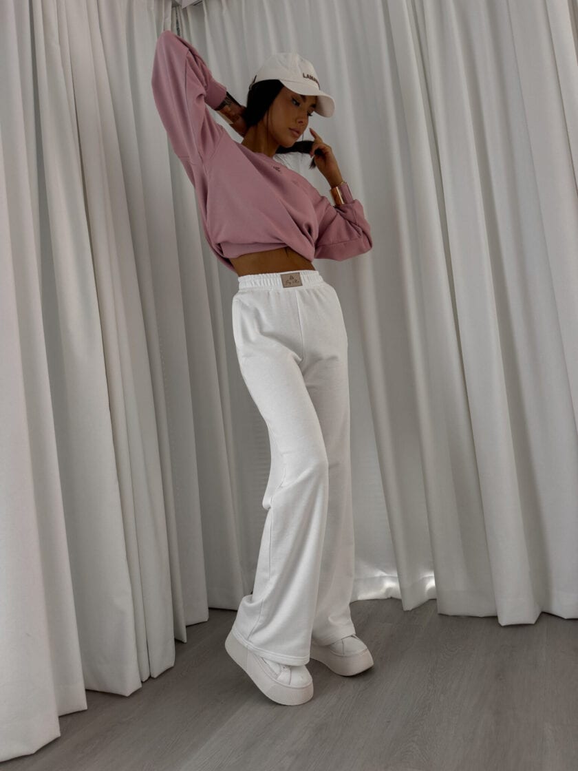 Bluza COTTON - brudny róż - obrazek 13