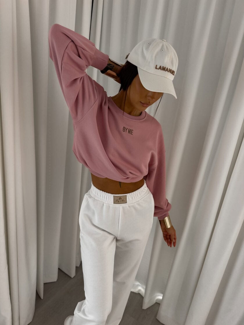 Bluza COTTON - brudny róż - obrazek 3