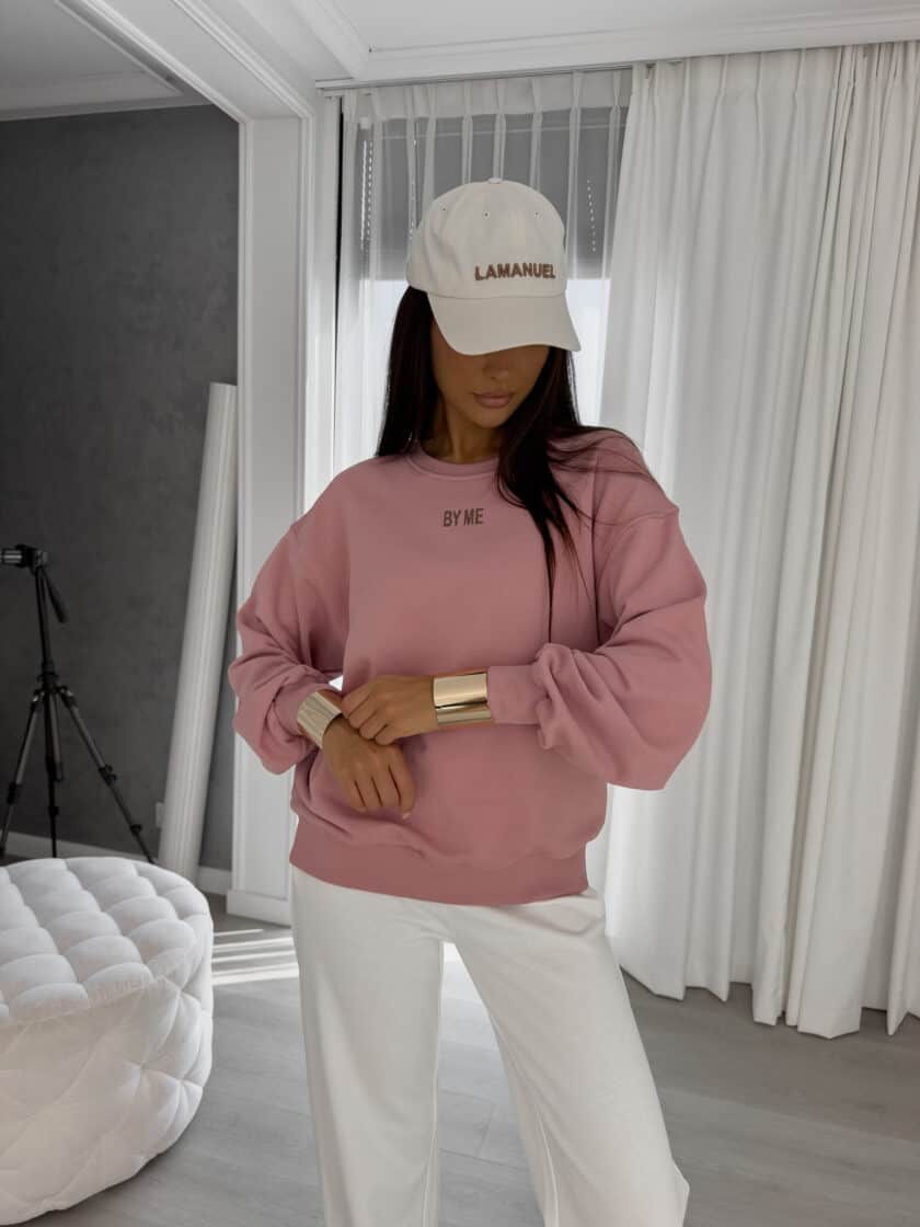 Bluza COTTON - brudny róż - obrazek 15