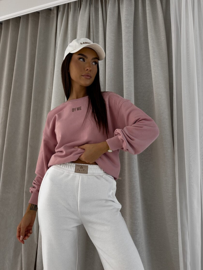 Bluza COTTON - brudny róż - obrazek 18