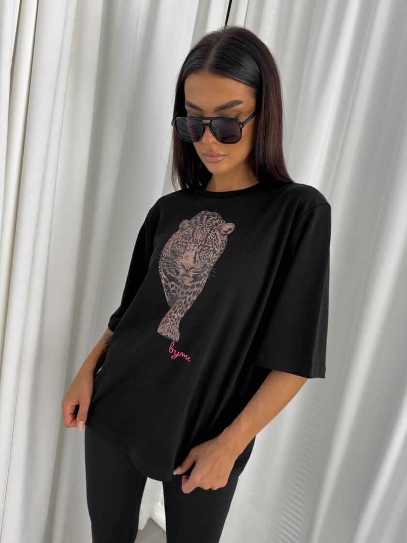 T-SHIRT MEDIUM TIGER - czarny - obrazek 10
