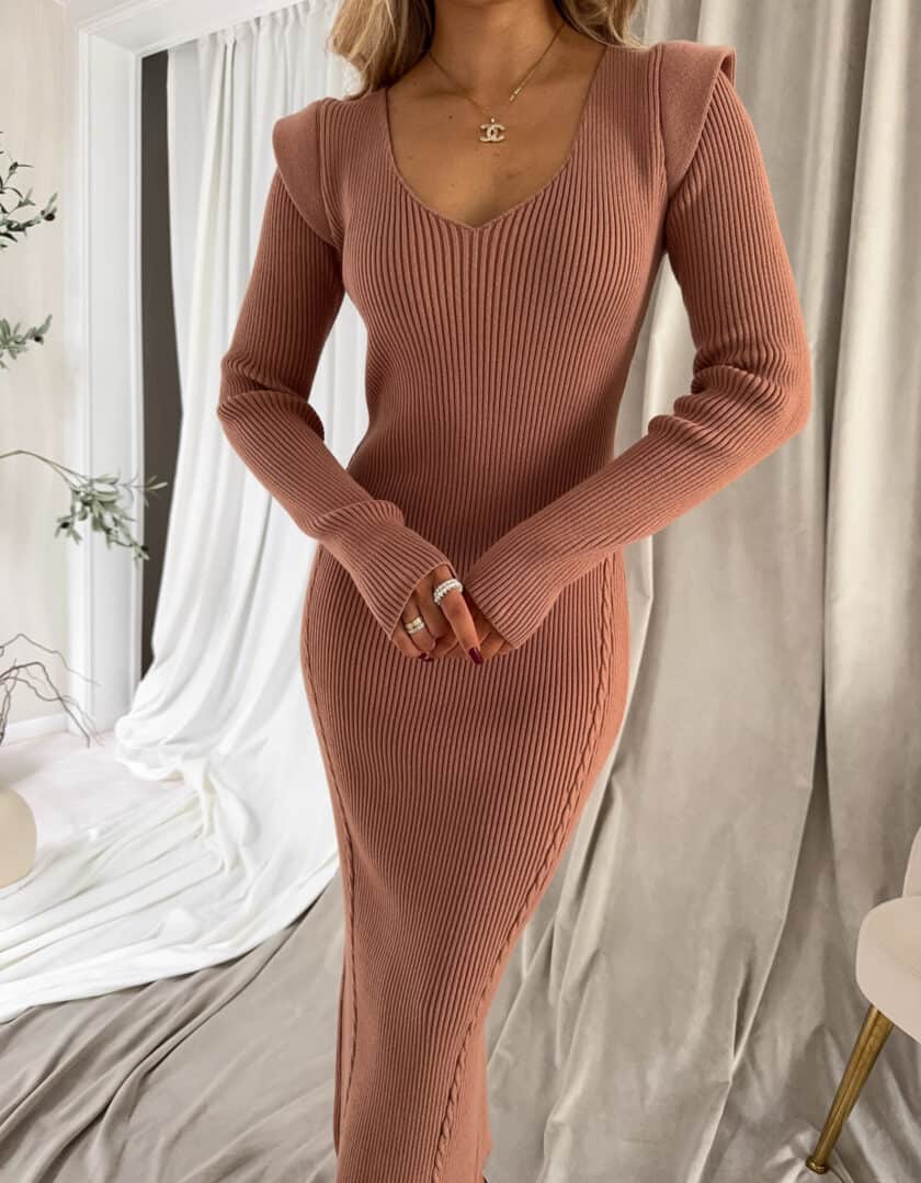 Sukienka LORDIS - carmel - obrazek 10