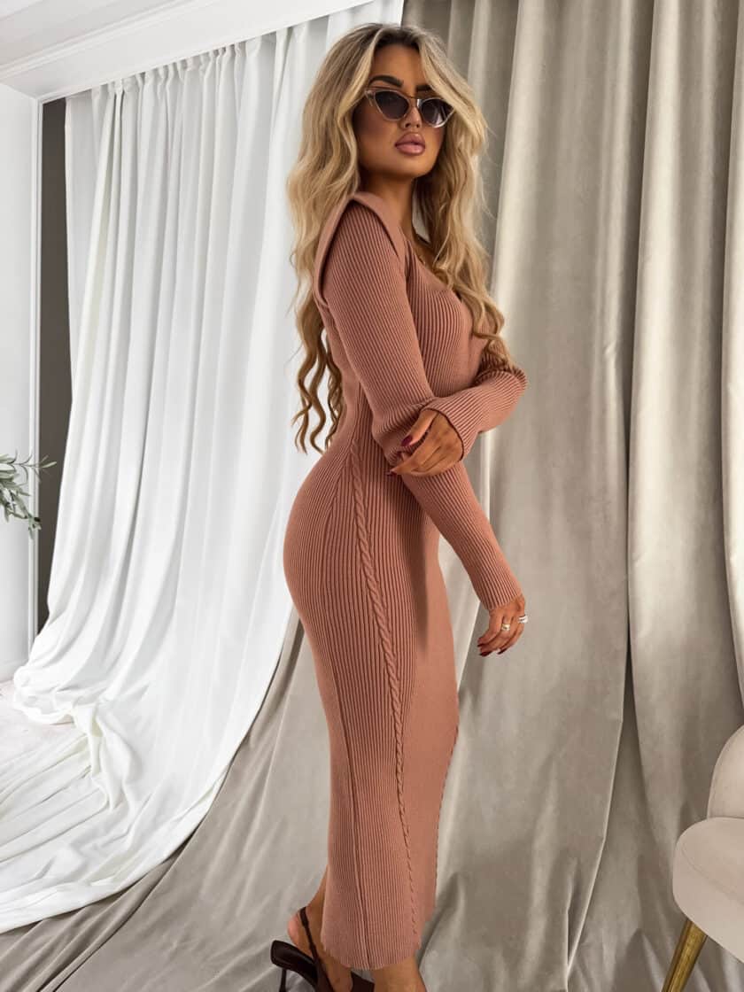 Sukienka LORDIS - carmel - obrazek 9