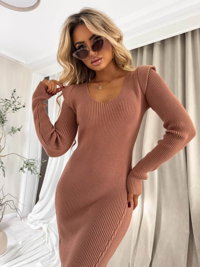 Sukienka LORDIS - carmel - obrazek 7