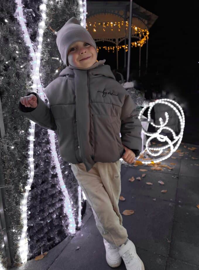 Kurtka dziecięca MONTI KID – szara