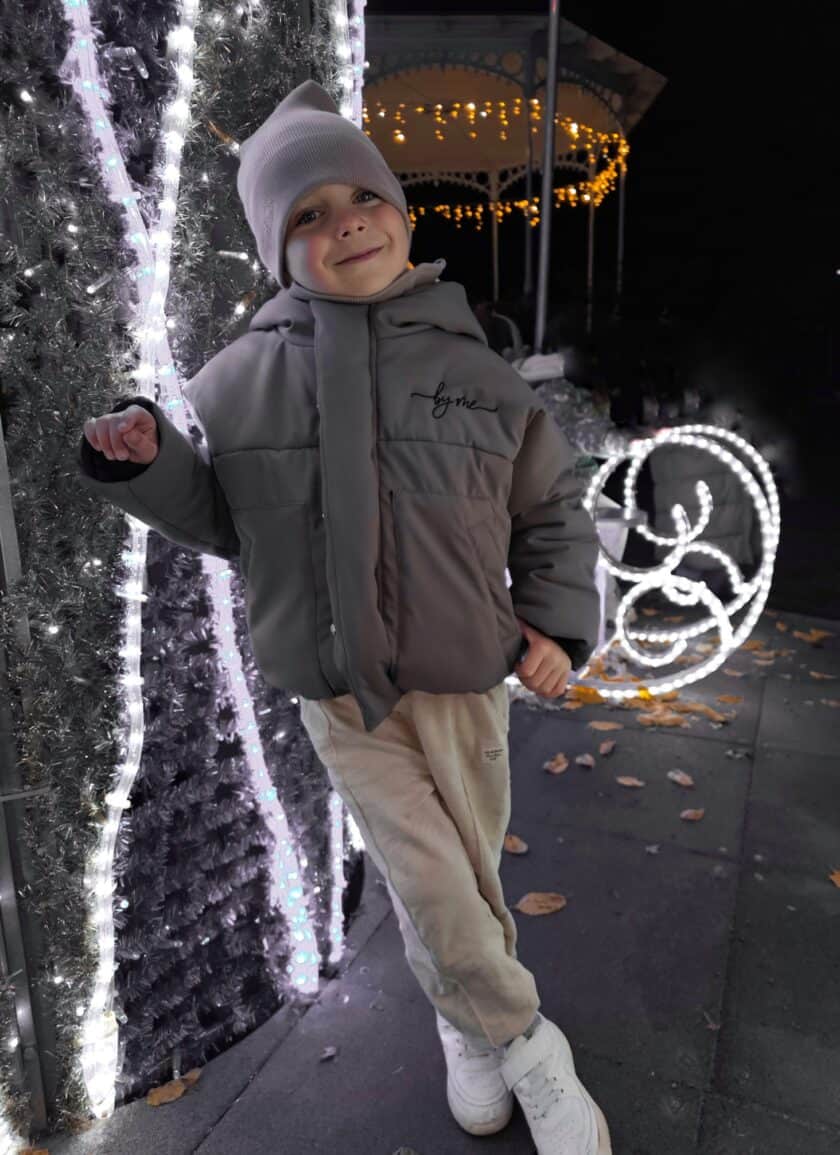 Kurtka dziecięca MONTI KID – szara