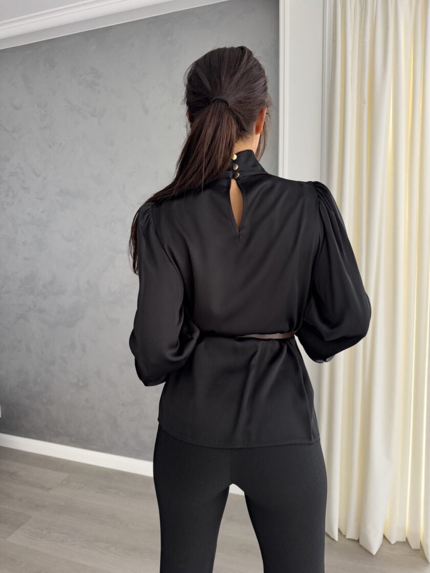 Bluzka LIVIA  - czarna - obrazek 4