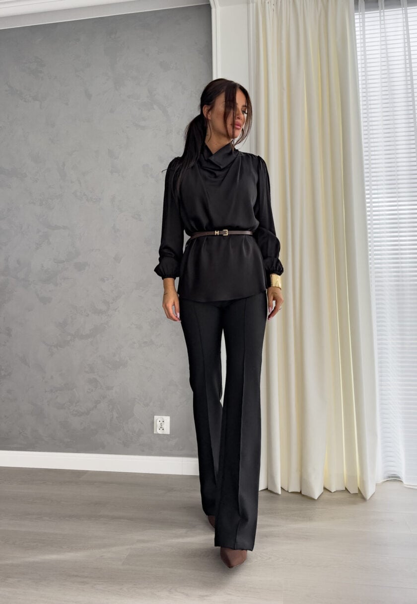 Bluzka LIVIA  - czarna - obrazek 9