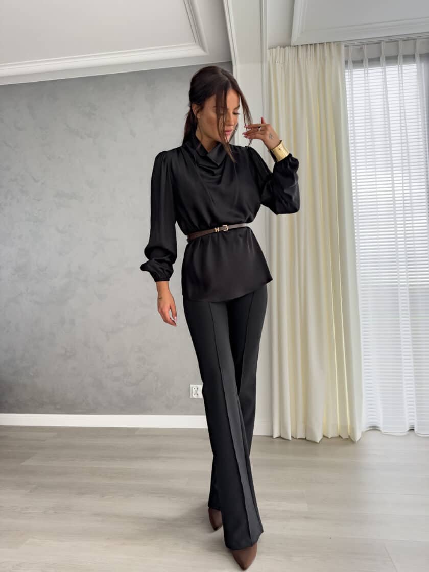 Bluzka LIVIA  - czarna - obrazek 11