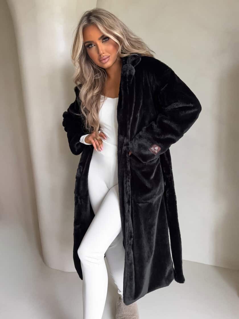 Płaszcz NOELLE – czarny - obrazek 6