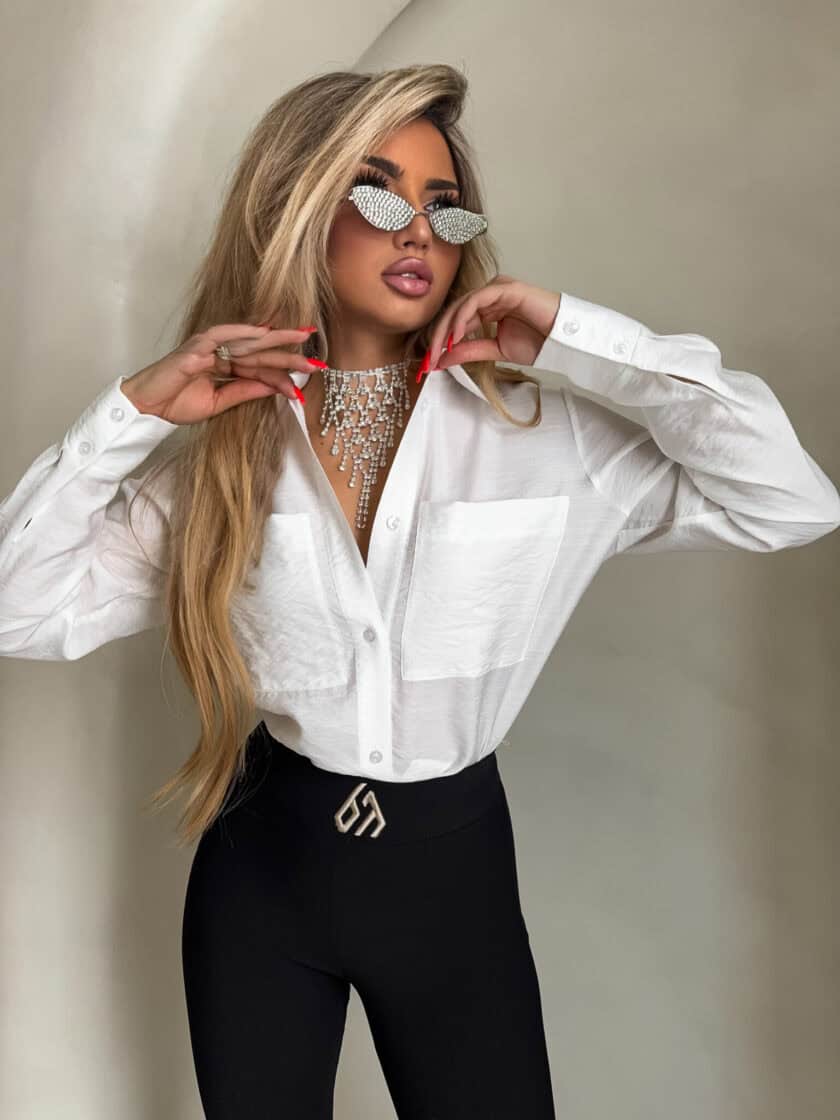 Koszula GOSSIP - ecru - obrazek 2