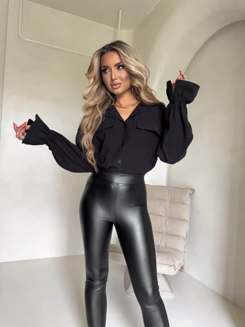 Koszula KEILA - czarna - obrazek 2