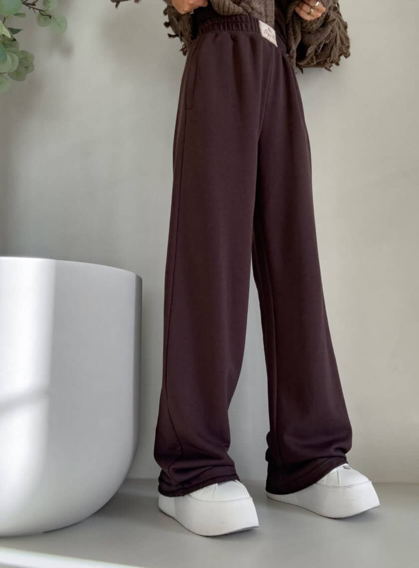 Spodnie SEVEN – czekoladowe - obrazek 5