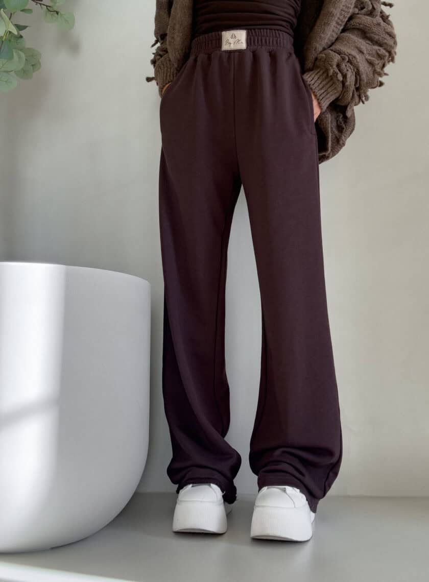 Spodnie SEVEN – czekoladowe - obrazek 11