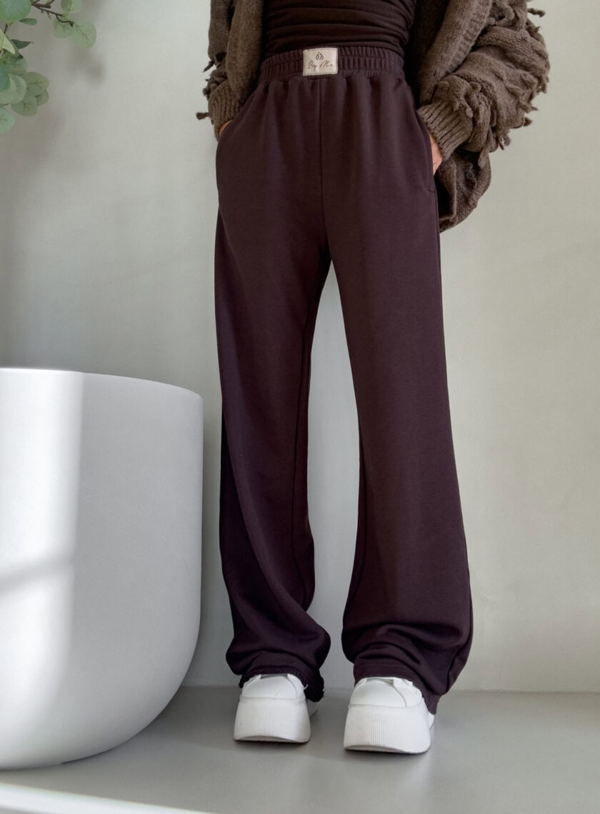 Spodnie SEVEN – czekoladowe - obrazek 12