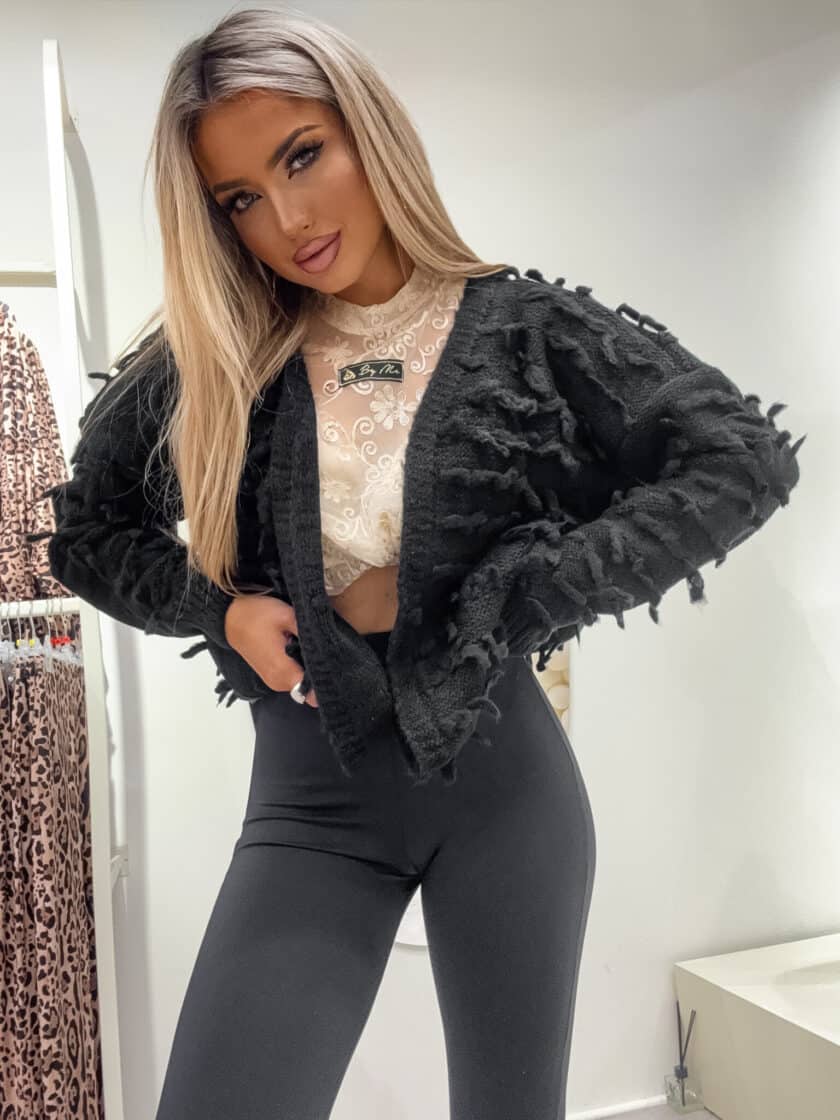 Sweter LIZZY – czarny - obrazek 2