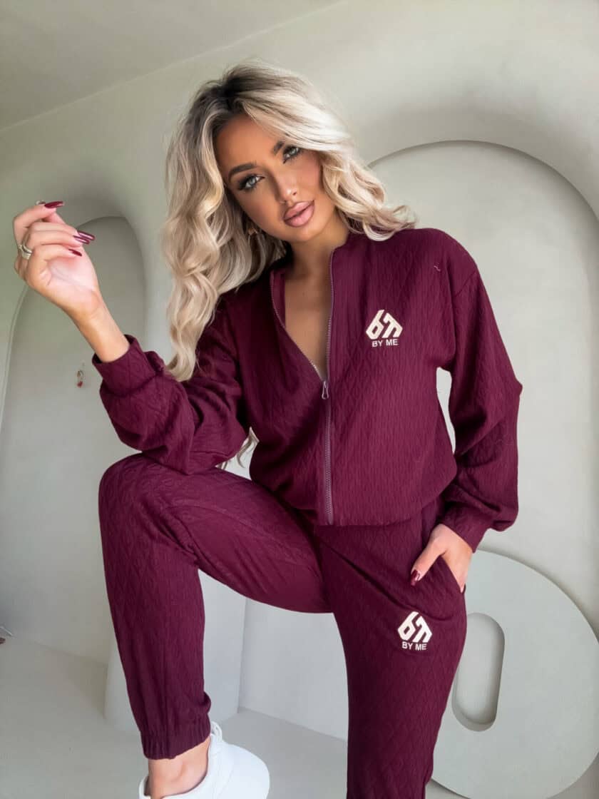 Komplet ARTEMIS – bordowy - obrazek 5