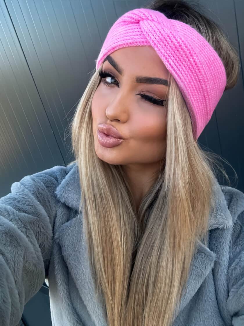 Opaska CATI - barbi róż - obrazek 3