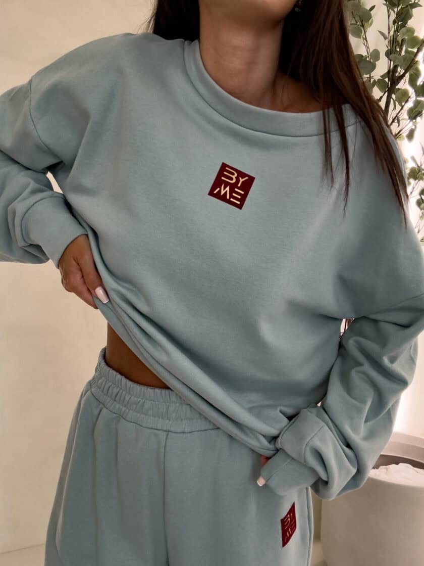 Bluza DEJW - szałwiowa