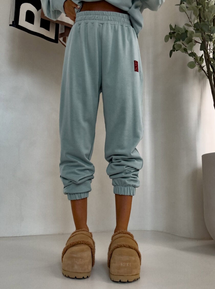 Spodnie DEJW – szałwiowe - obrazek 2