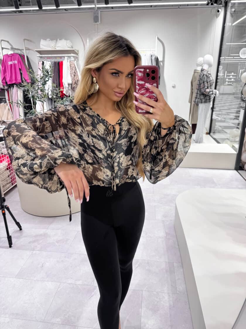 Bluzka LISBONA - flowers - obrazek 7