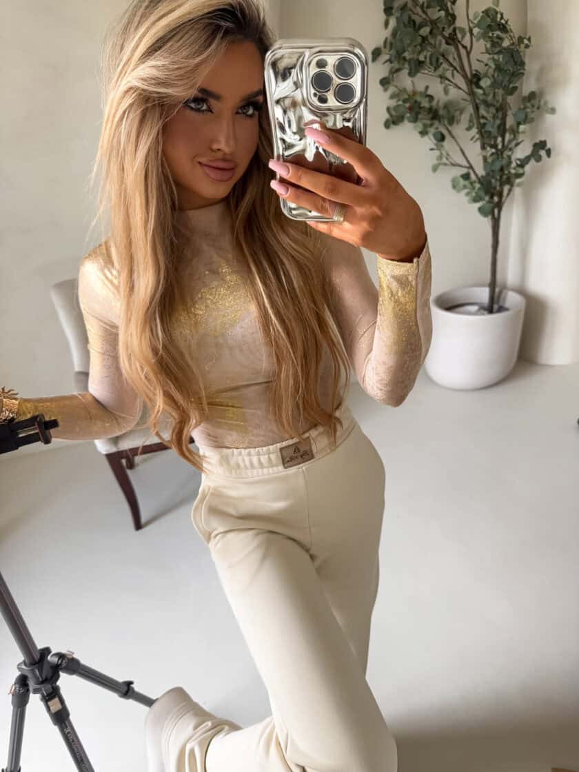 Bluzka SKIN – gold - obrazek 6