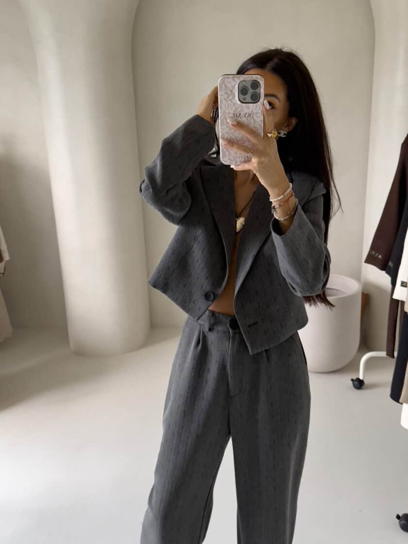 Komplet CEKINY – grafitowy - obrazek 2