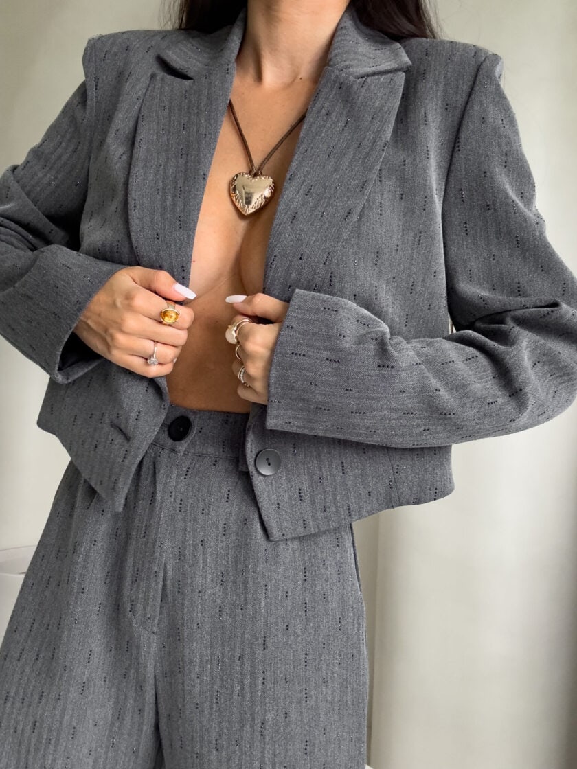 Komplet CEKINY – grafitowy - obrazek 8