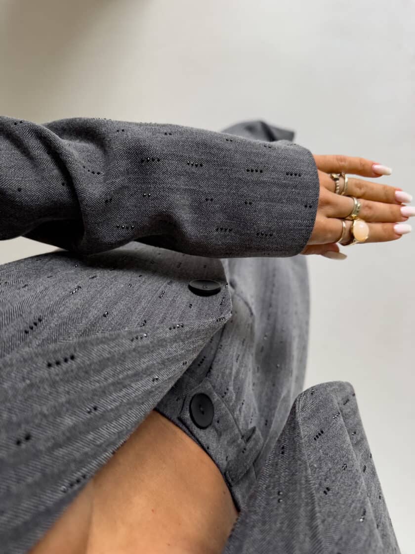 Komplet CEKINY – grafitowy - obrazek 5