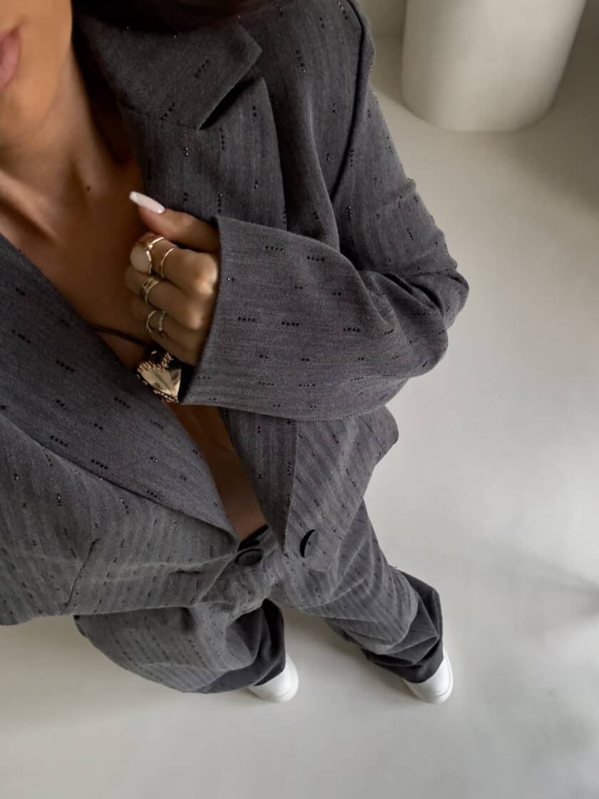 Komplet CEKINY – grafitowy - obrazek 13