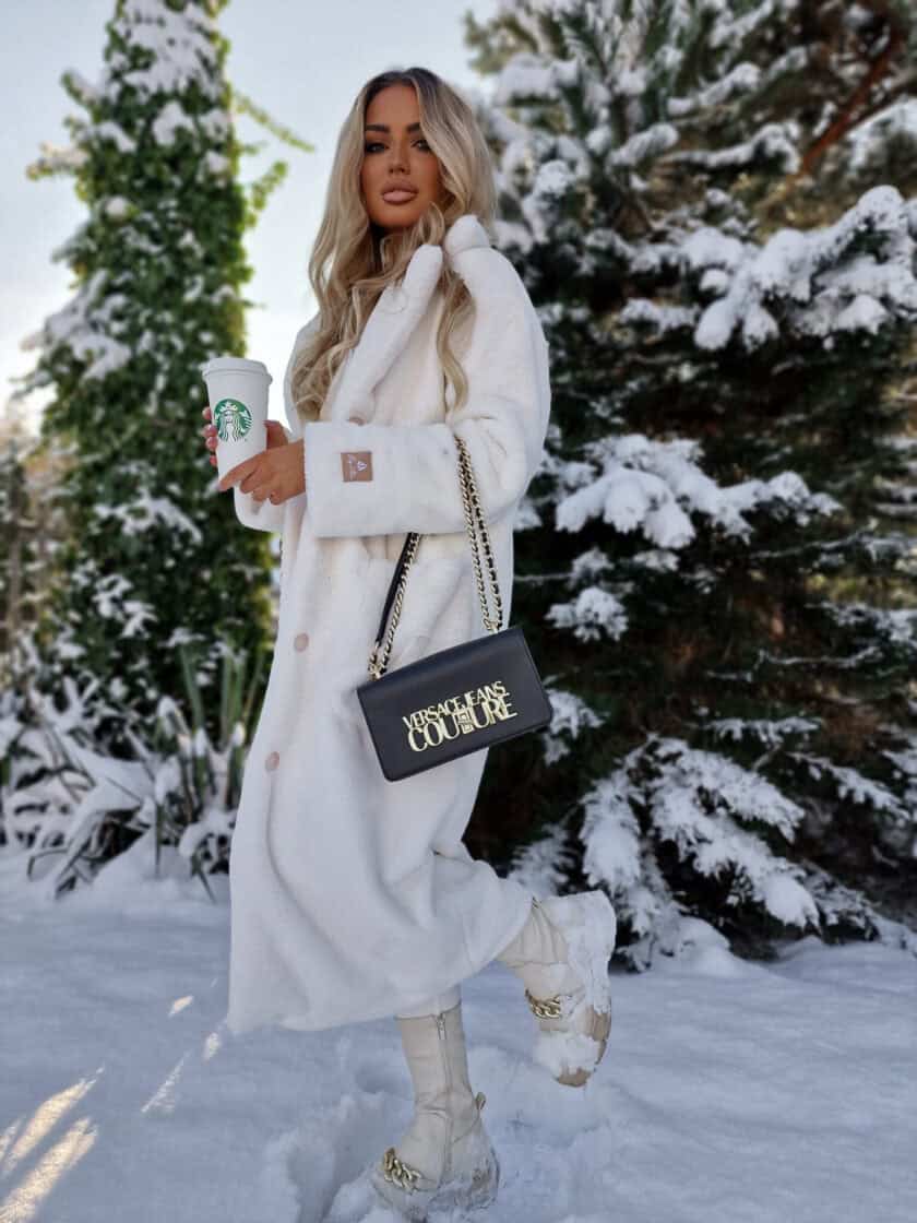 Płaszcz NOELLE – ecru DOSTĘPNY OD 03.11.2025r. - obrazek 9