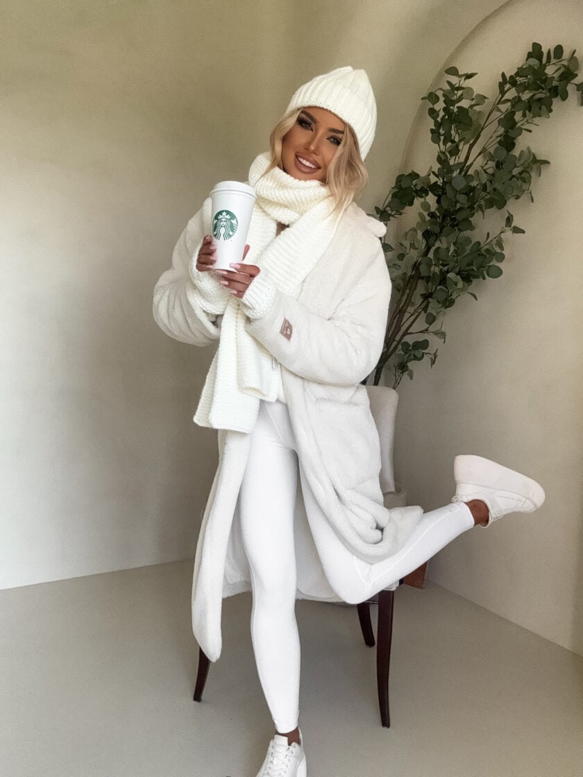 Płaszcz NOELLE – ecru DOSTĘPNY OD 03.11.2025r. - obrazek 11