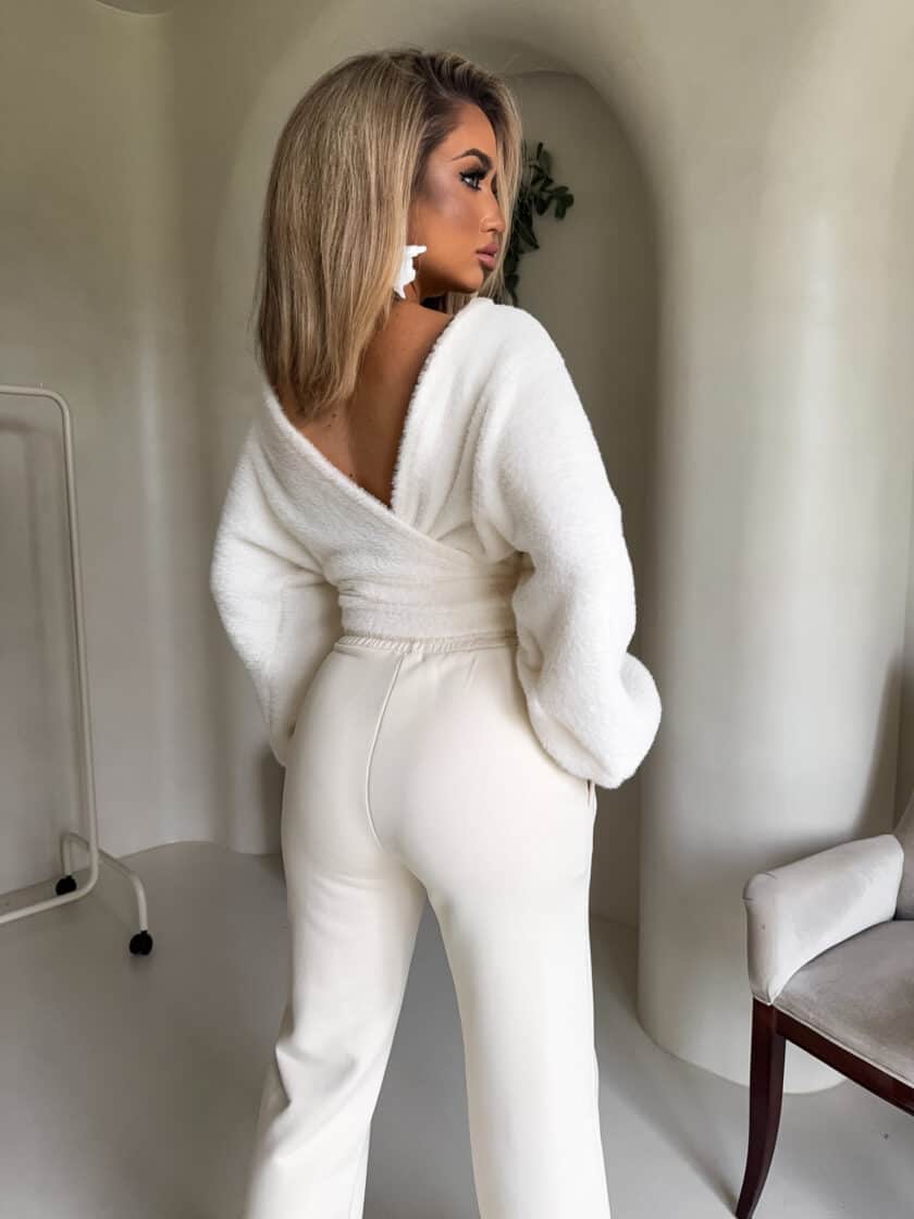 Bluzka KAIRA TEDDY – ecru