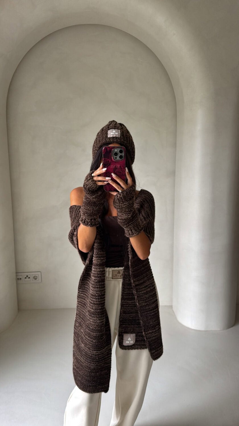 Komplet ALASKA - czekoladowy - obrazek 10