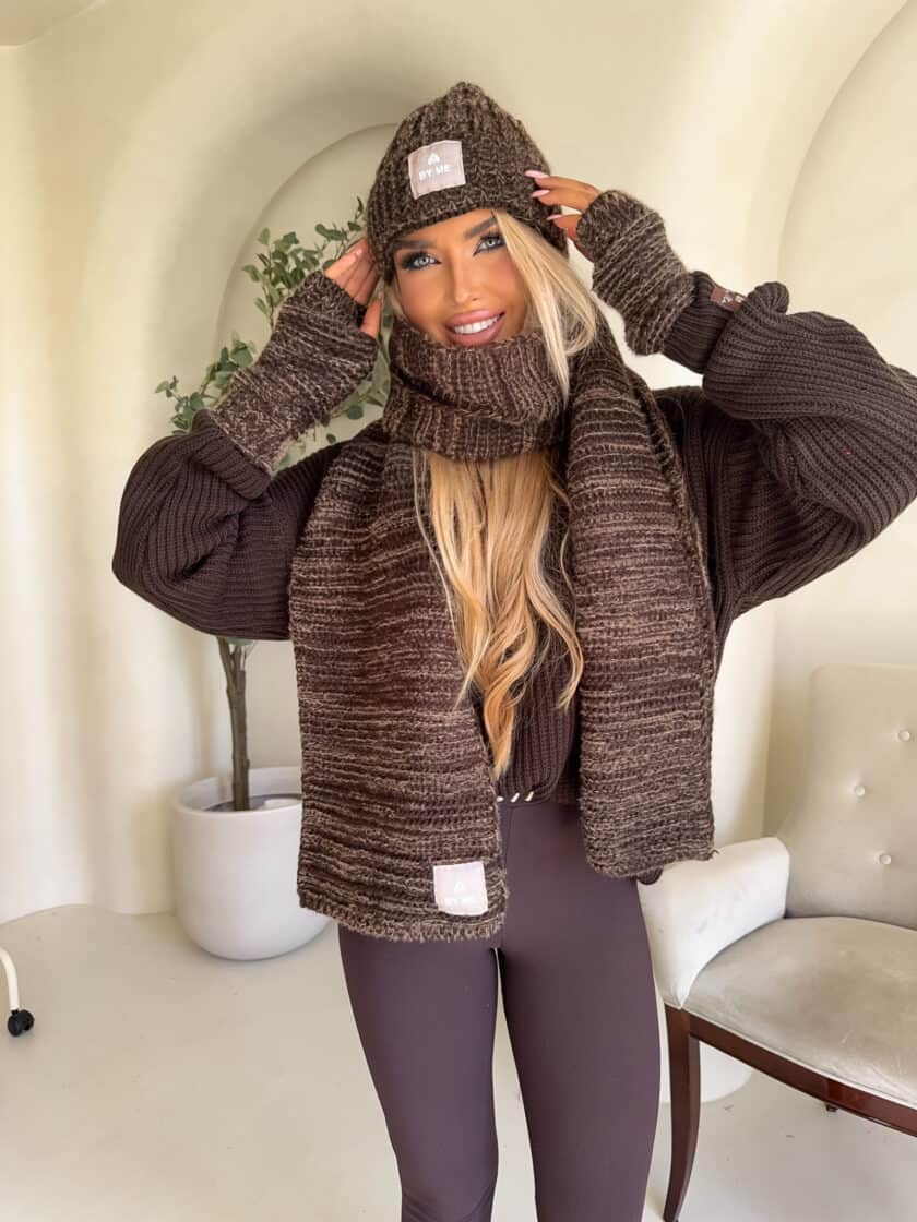 Komplet ALASKA - czekoladowy - obrazek 2