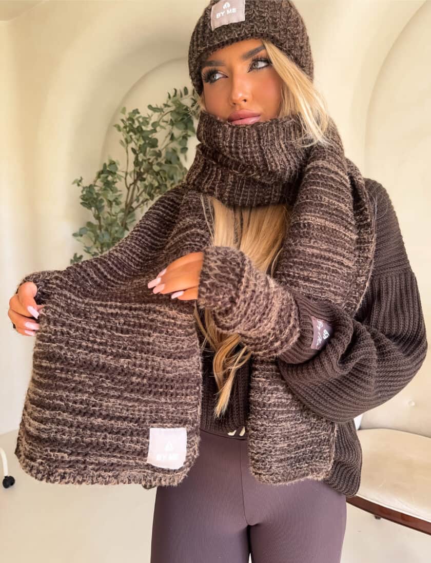 Komplet ALASKA - czekoladowy - obrazek 4