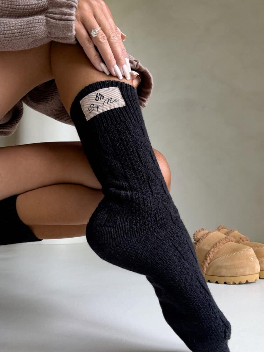 Skarpety WOOL – czarne - obrazek 3