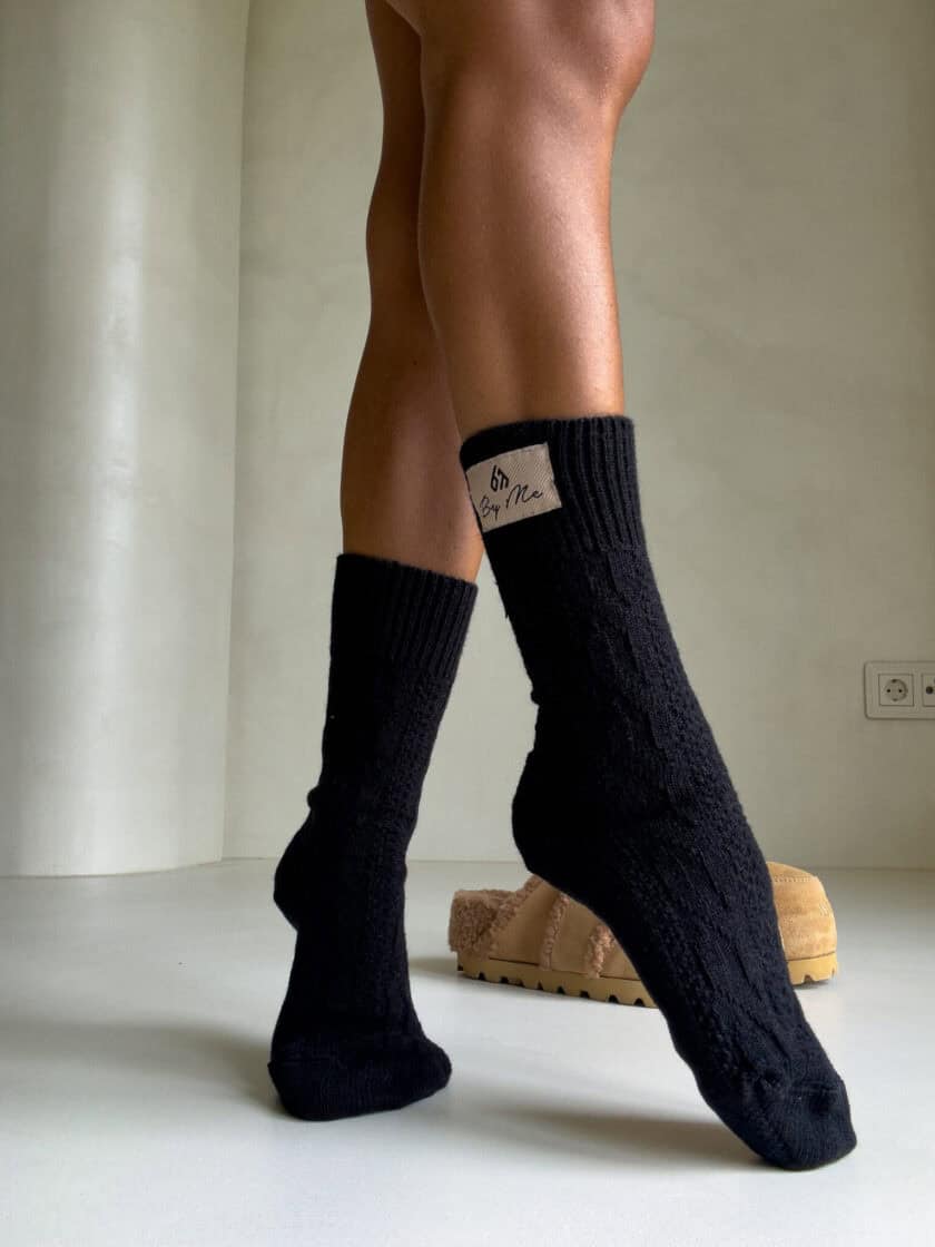 Skarpety WOOL – czarne - obrazek 8