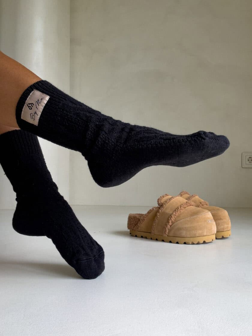 Skarpety WOOL – czarne - obrazek 2