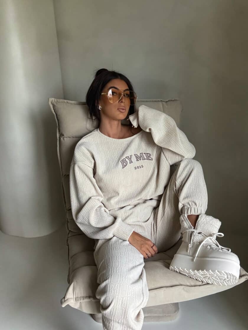 Komplet BARIO – jasny beż - obrazek 2