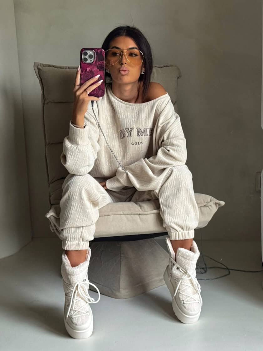 Komplet BARIO – jasny beż - obrazek 9