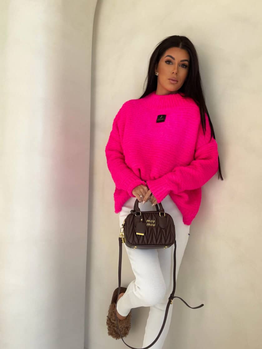 Sweter BUCLA – różowa - obrazek 9